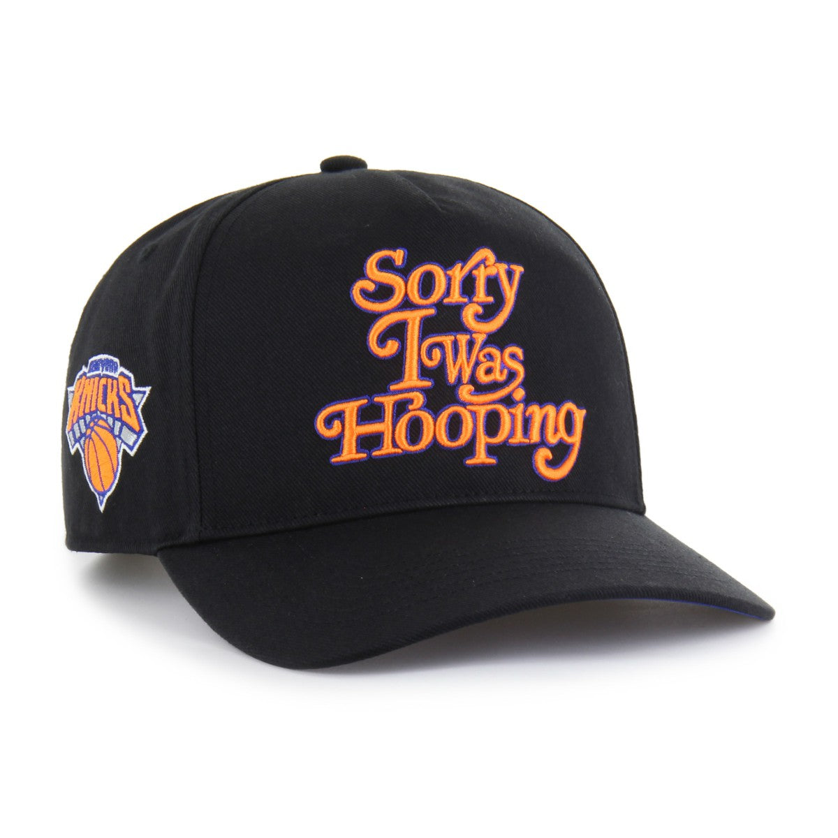 New York Knicks Brand Seen by '47 Sorry I Was Hooping Hitch Adjustable Hat Online