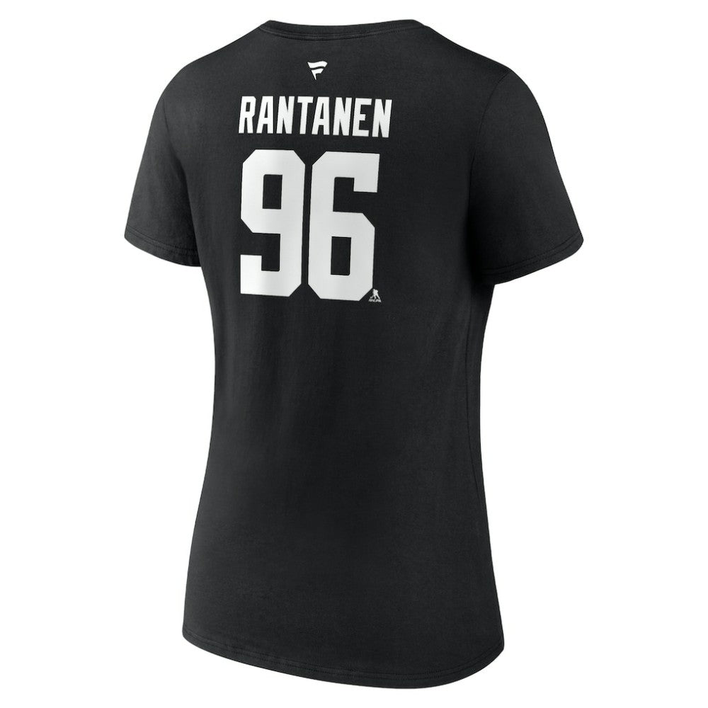 Mikko Rantanen Dallas Stars Fanatics Women's Authentic Stack Name & Number V-Neck T-Shirt Discount