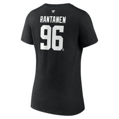 Mikko Rantanen Dallas Stars Fanatics Women's Authentic Stack Name & Number V-Neck T-Shirt Discount