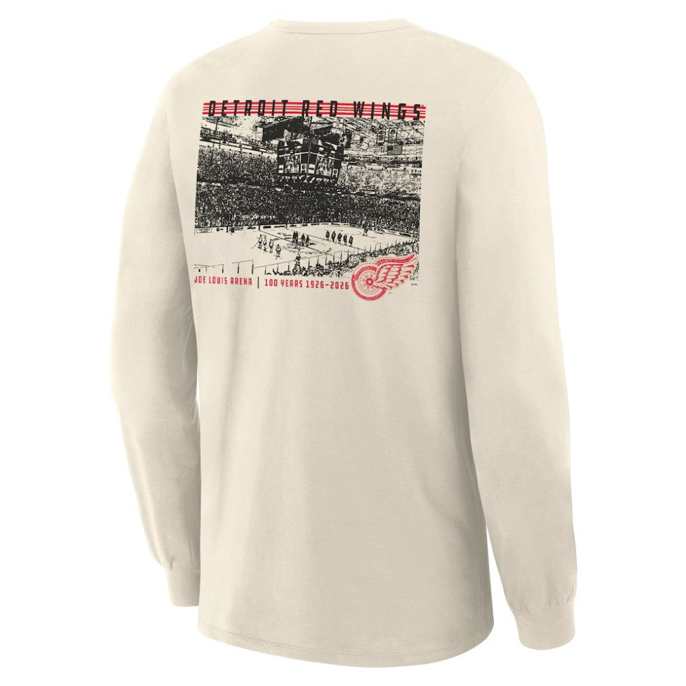 Detroit Red Wings Fanatics Centennial Legacy Long Sleeve T-Shirt Discount