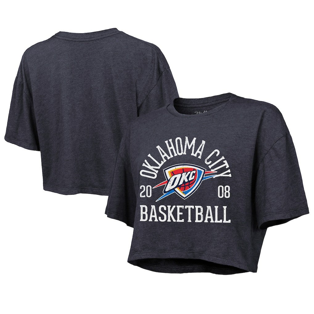 Oklahoma City Thunder Majestic Threads Women's Boxy Crop Top Online