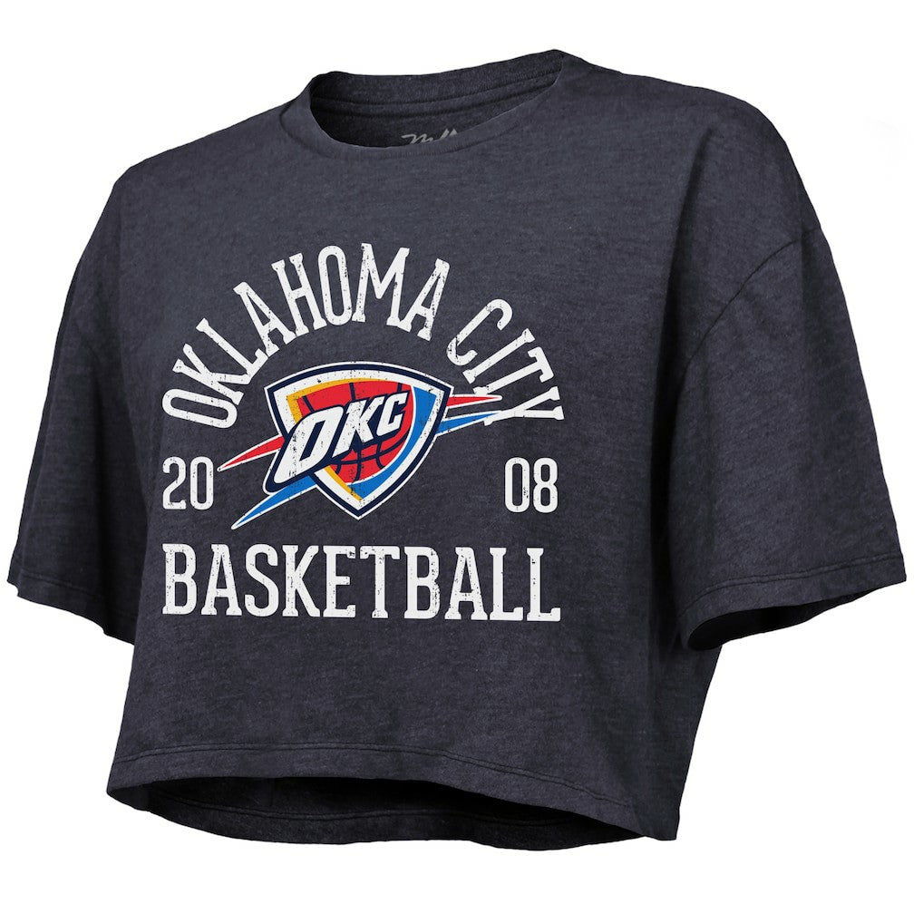Oklahoma City Thunder Majestic Threads Women's Boxy Crop Top Online