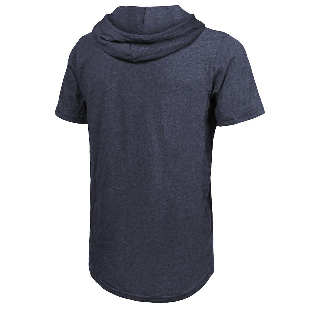 Indiana Pacers Majestic Threads Tri-Blend Hoodie T-Shirt New