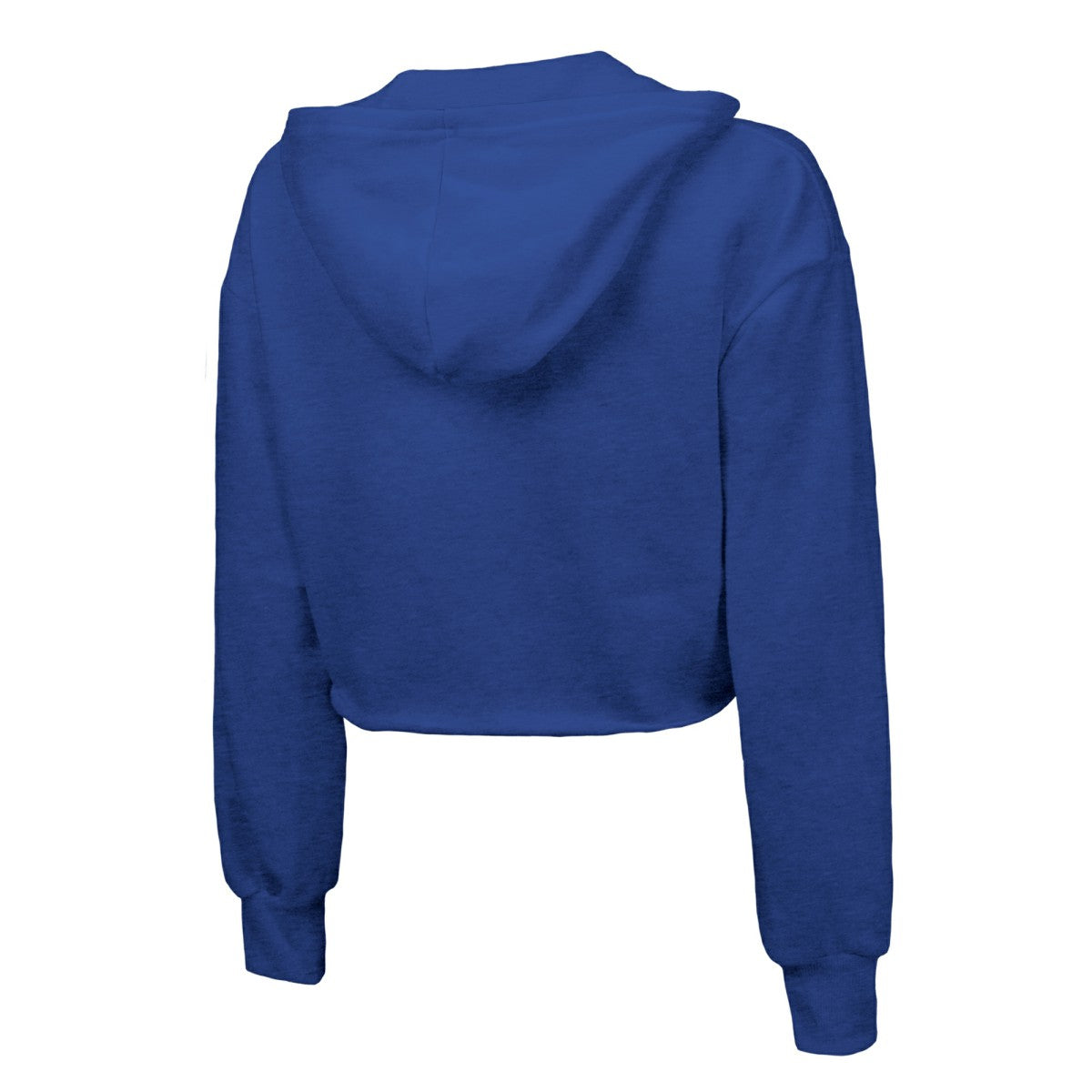 New York Knicks Majestic Threads Women's Tri-Blend Cropped Pullover Hoodie Online