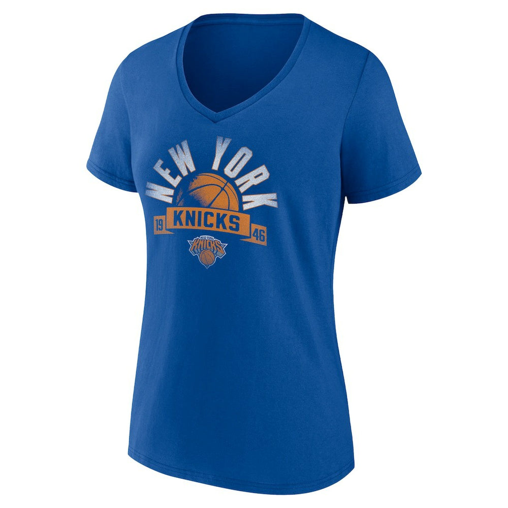 New York Knicks Women's '90s Graphic V-Neck T-Shirt Online