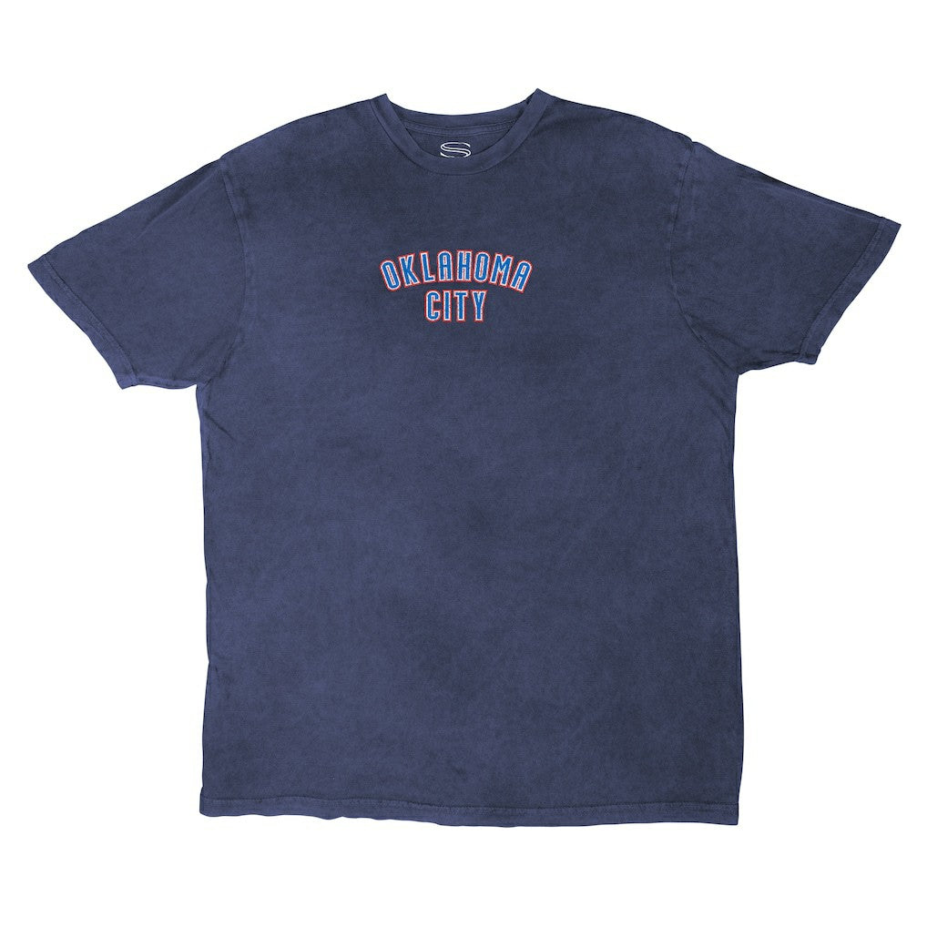 Oklahoma City Thunder Stadium Essentials Unisex Get Back Oversized Vintage Wash T-Shirt Online