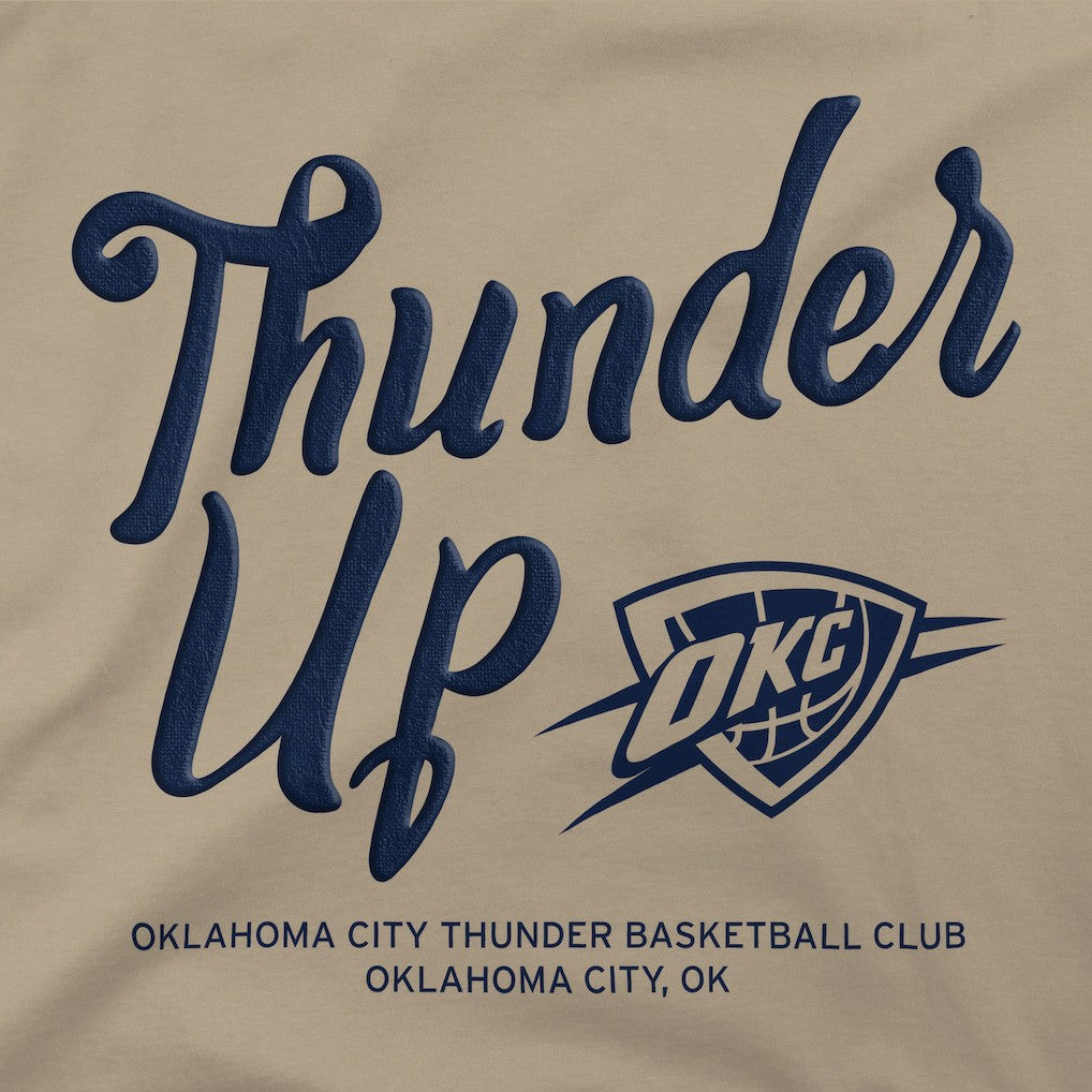 Oklahoma City Thunder Stadium Essentials Unisex Thunder Up Urban T-Shirt Discount