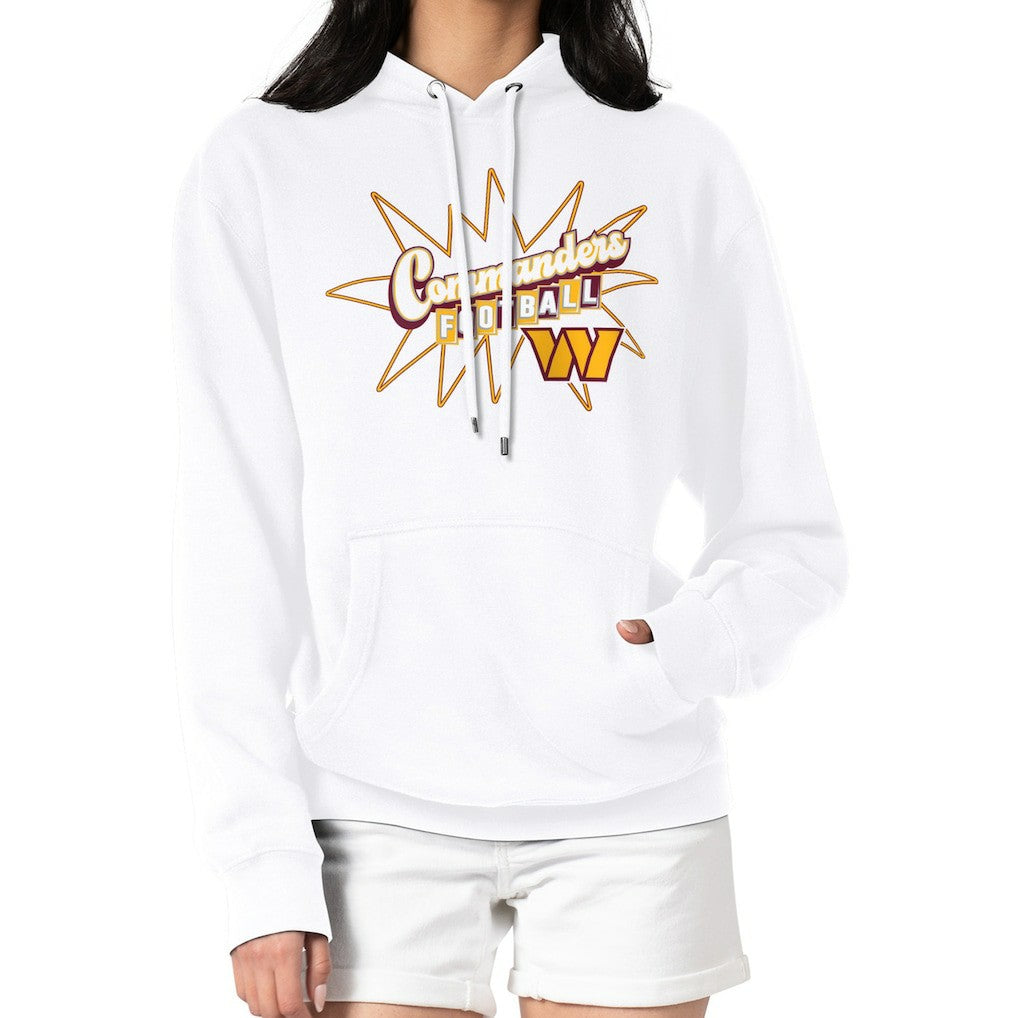 Washington Commanders  Starter Women's Drive-In Sign Pullover Hoodie
