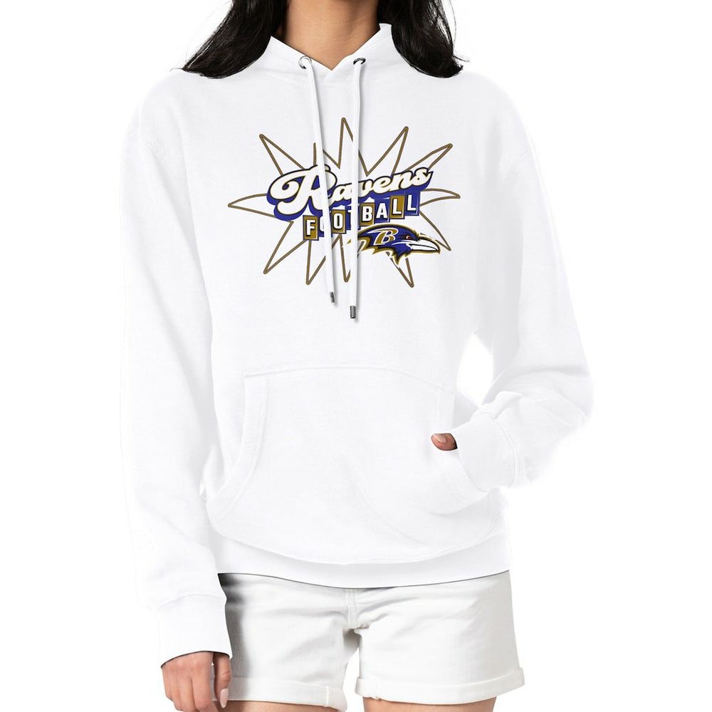 Baltimore Ravens  Starter Women's Drive-In Sign Pullover Hoodie