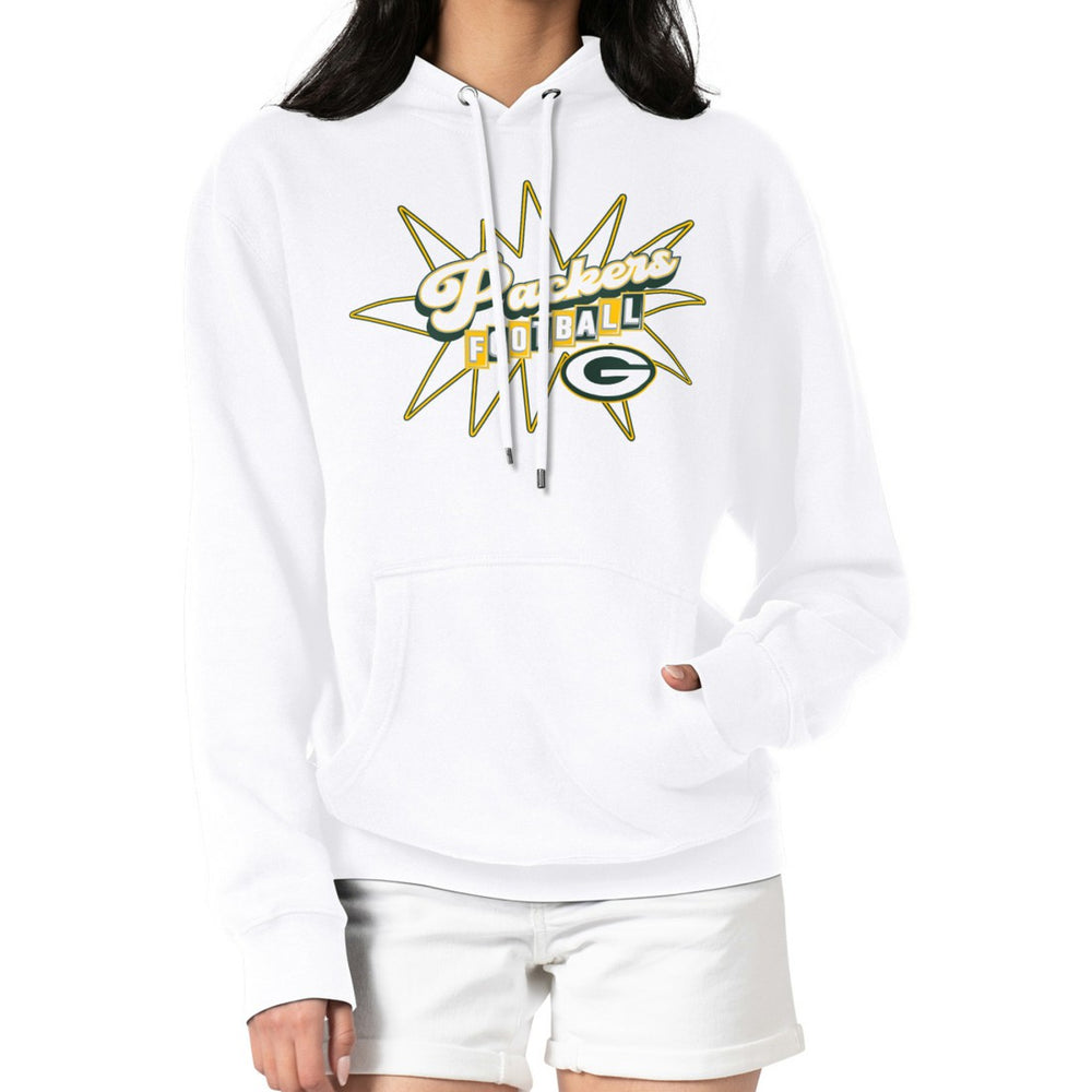 Green Bay Packers  Starter Women's Drive-In Sign Pullover Hoodie