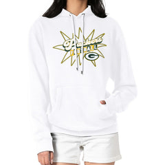 Green Bay Packers  Starter Women's Drive-In Sign Pullover Hoodie
