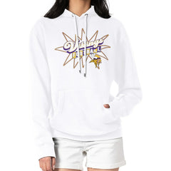 Minnesota Vikings  Starter Women's Drive-In Sign Pullover Hoodie