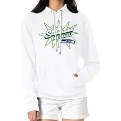 Seattle Seahawks  Starter Women's Drive-In Sign Pullover Hoodie