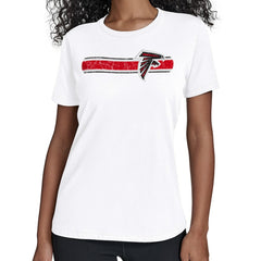 Atlanta Falcons  Starter Women's Team Stripe T-Shirt