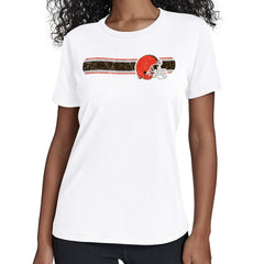 Cleveland Browns  Starter Women's Team Stripe T-Shirt