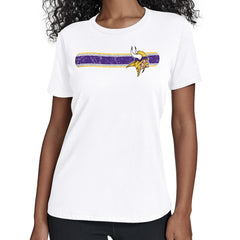 Minnesota Vikings  Starter Women's Team Stripe T-Shirt