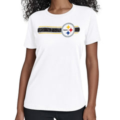 Pittsburgh Steelers  Starter Women's Team Stripe T-Shirt