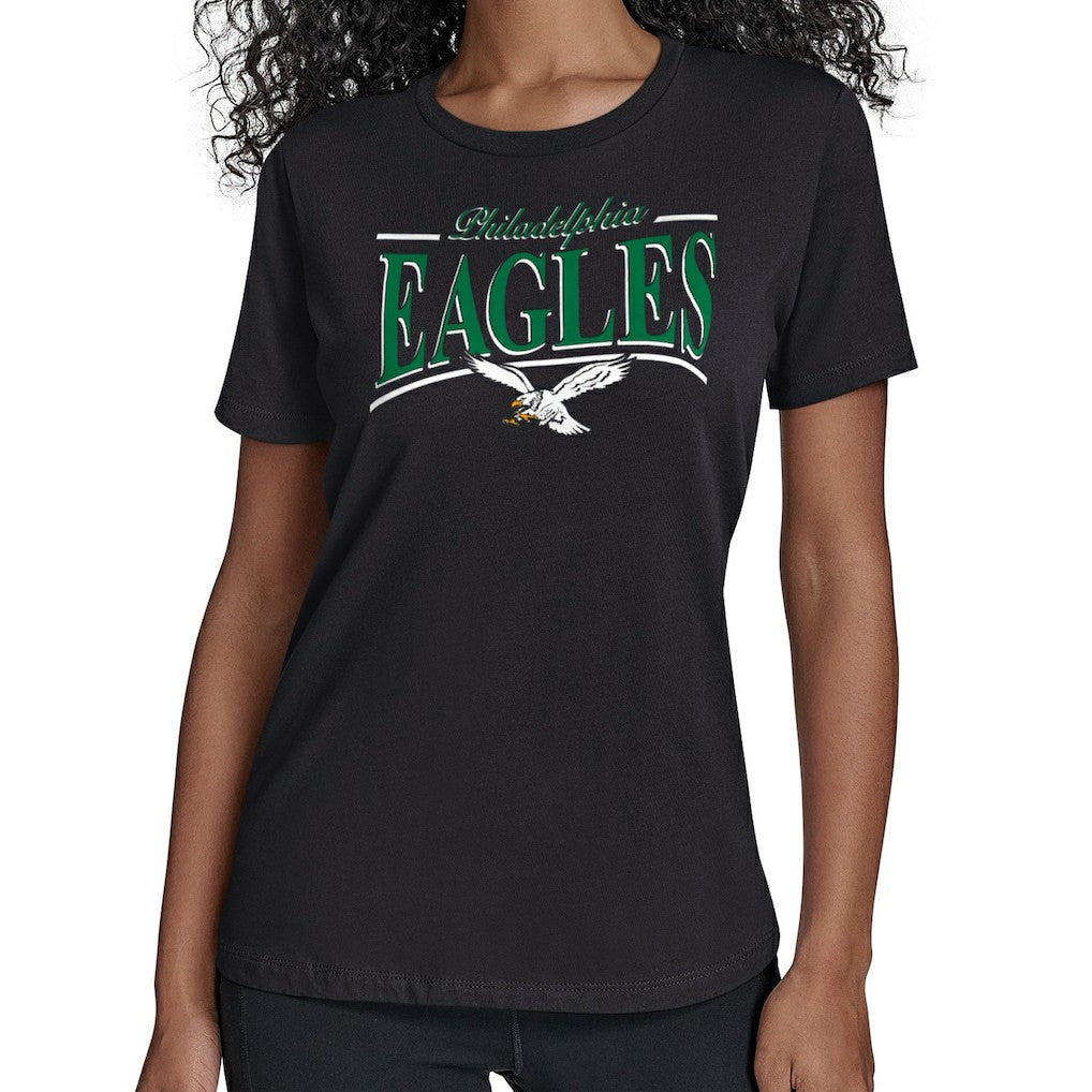 Philadelphia Eagles  Starter Women's Throwback Arch Stripe T-Shirt