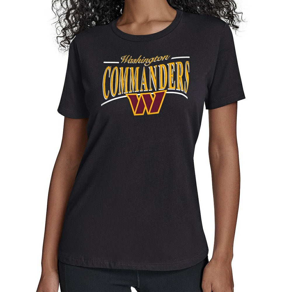 Washington Commanders  Starter Women's Arch Stripe T-Shirt