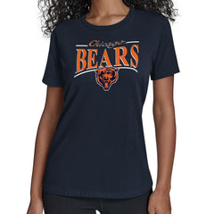 Chicago Bears  Starter Women's Arch Stripe T-Shirt