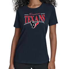 Houston Texans  Starter Women's Arch Stripe T-Shirt