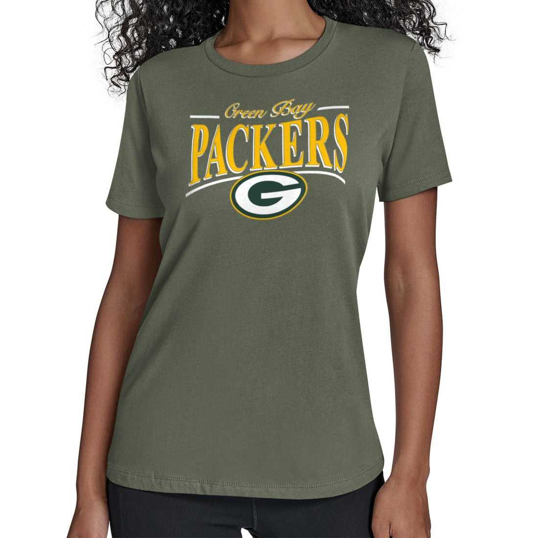 Green Bay Packers  Starter Women's Arch Stripe T-Shirt