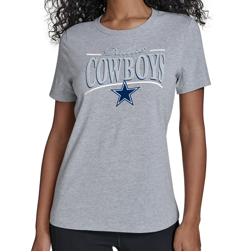 Dallas Cowboys  Starter Women's Arch Stripe T-Shirt