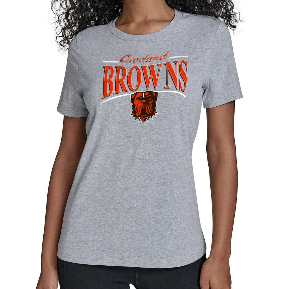 Cleveland Browns  Starter Women's Arch Stripe T-Shirt