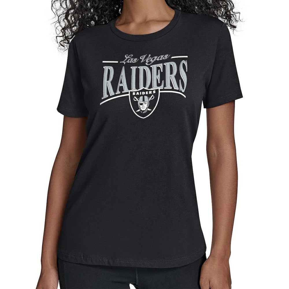 Las Vegas Raiders  Starter Women's Arch Stripe T-Shirt