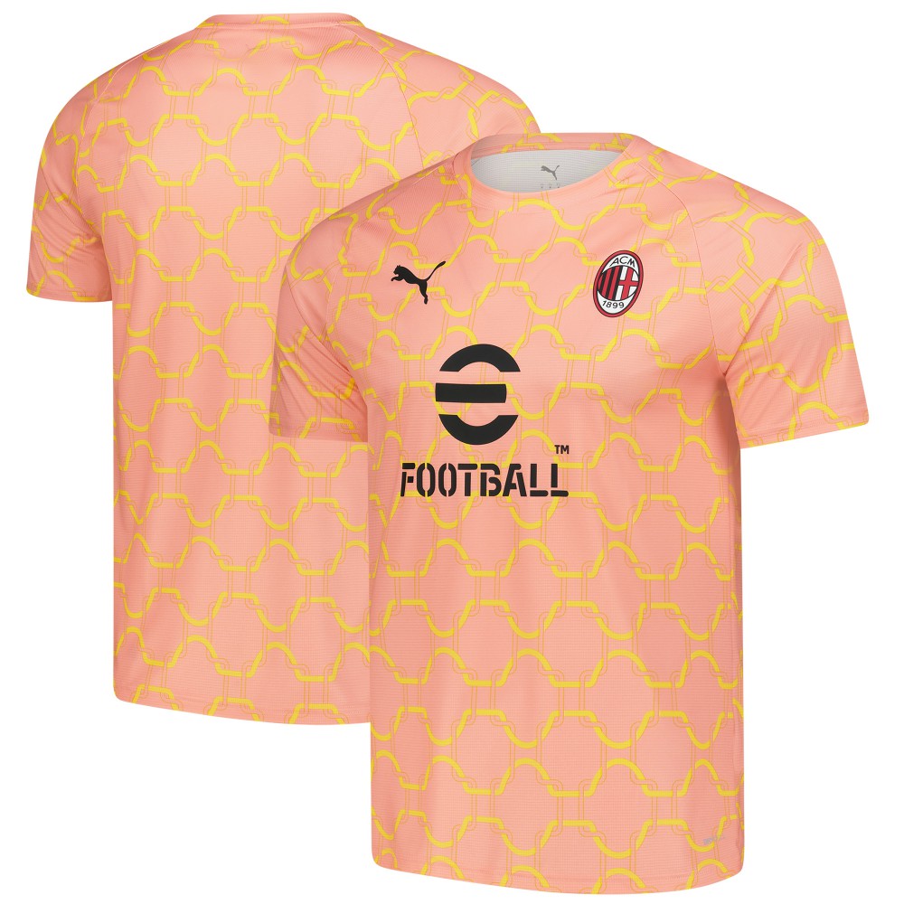 AC Milan 2025/26 Pre-Match dryCell Training Jersey Light Orange - Puma