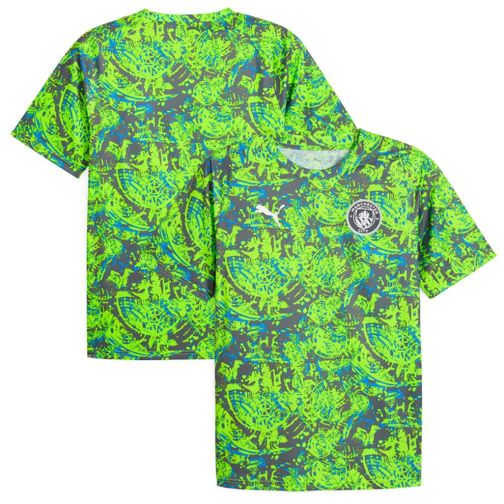Manchester City 2025/26 Pre-Match Training Jersey Green - Puma