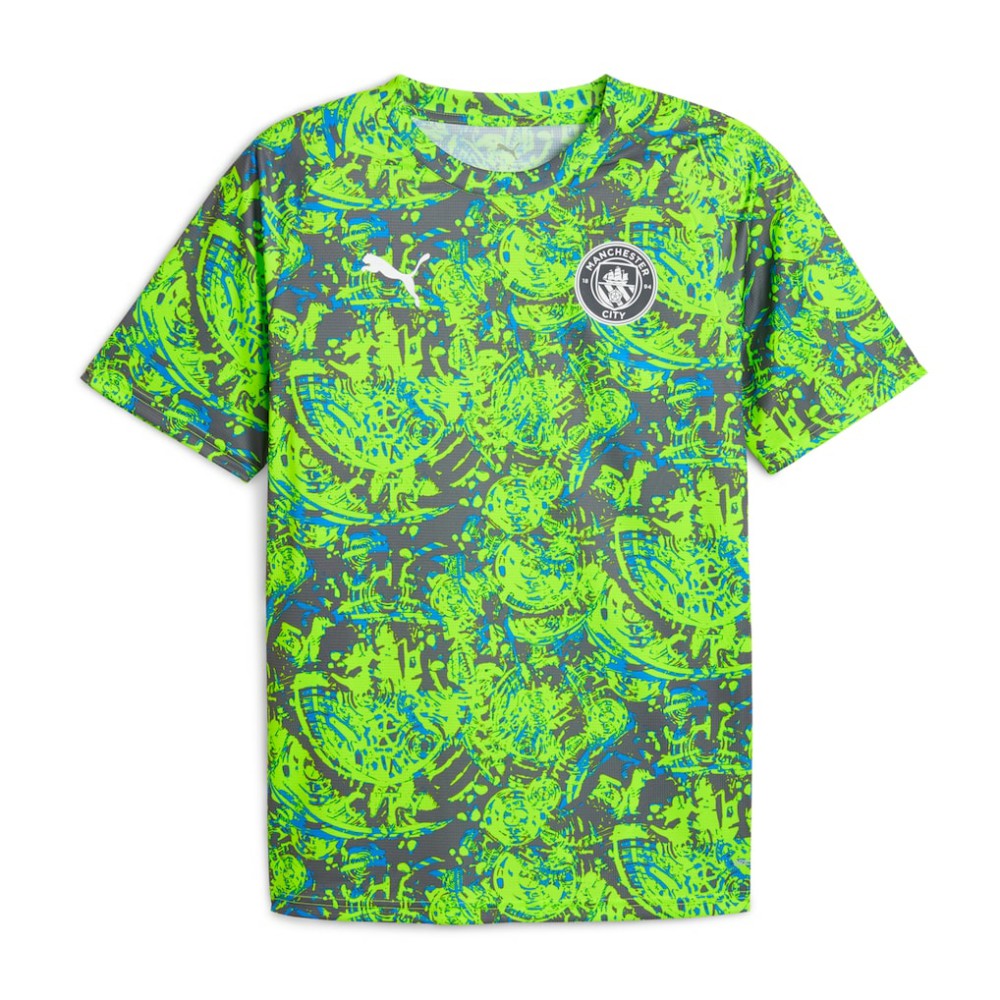 Manchester City 2025/26 Pre-Match Training Jersey Green - Puma