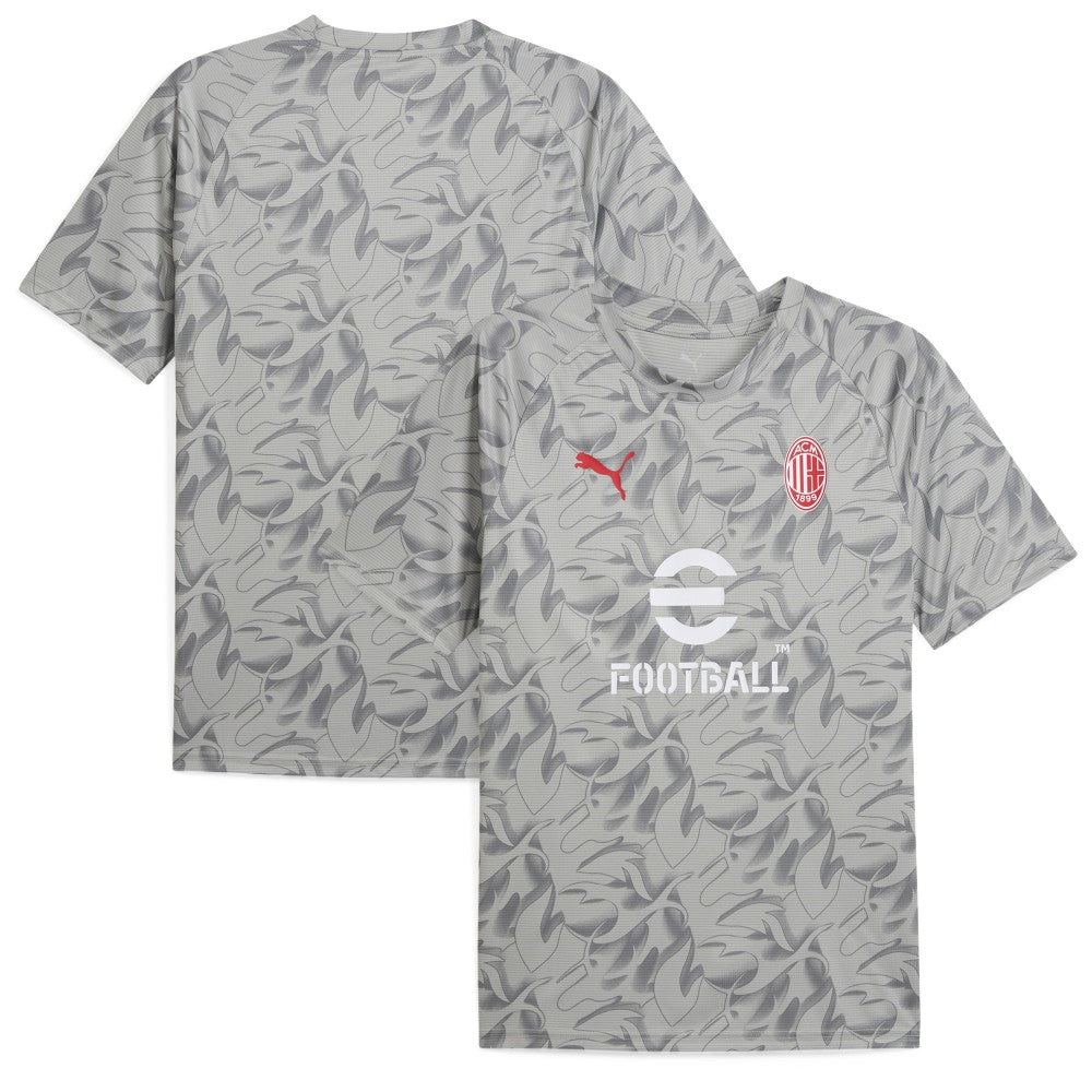 AC Milan 2025/26 Pre-Match Training Jersey Gray - Puma