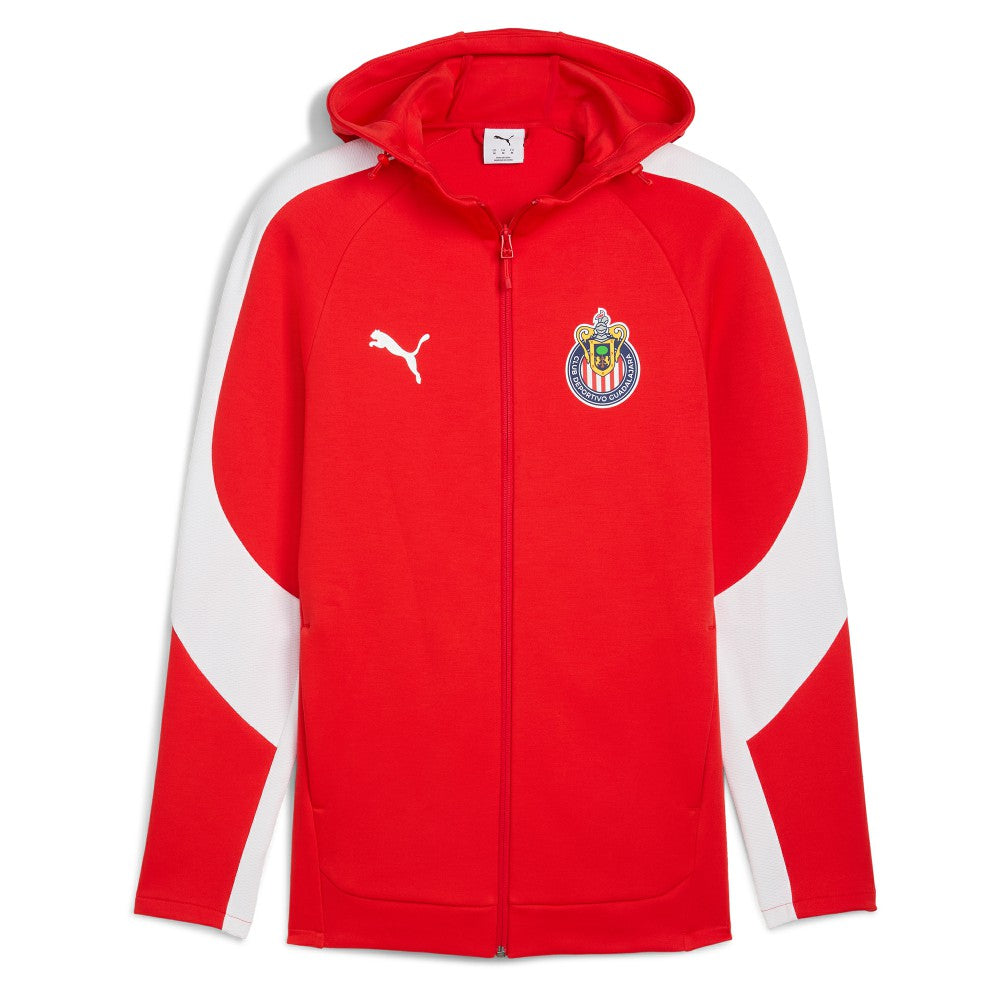 Chivas Evostripe Raglan Full-Zip Hooded Jacket Red - Puma
