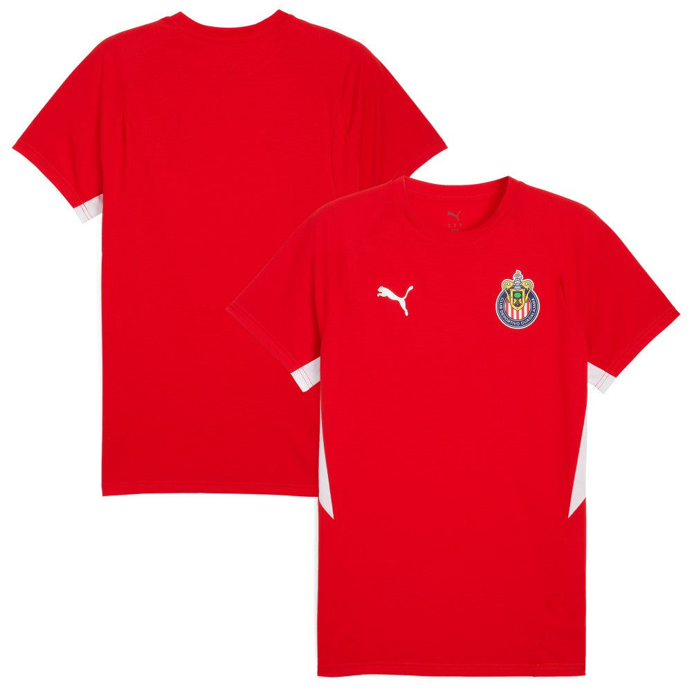 Chivas 2025/26 Evostripe Raglan T-Shirt Red - Puma