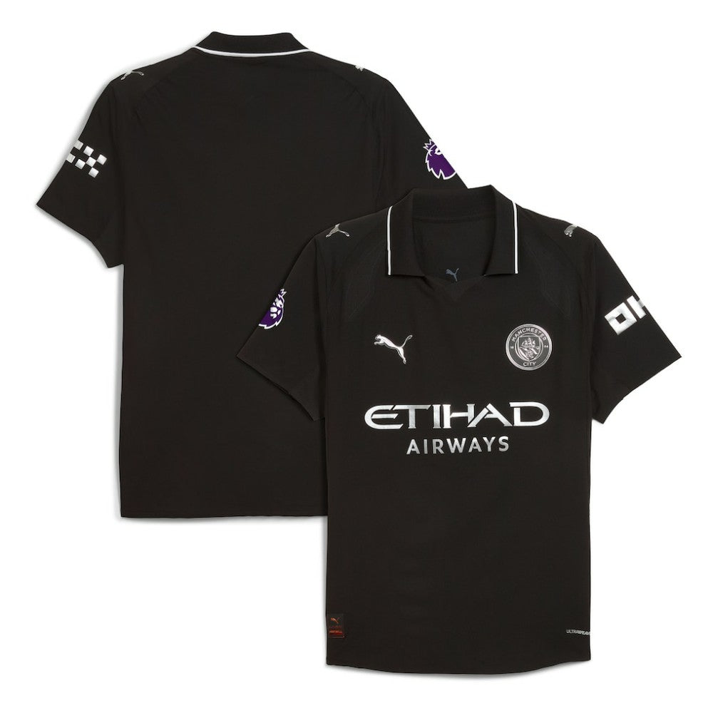 Manchester City 2025/26 Away Jersey Black - Puma