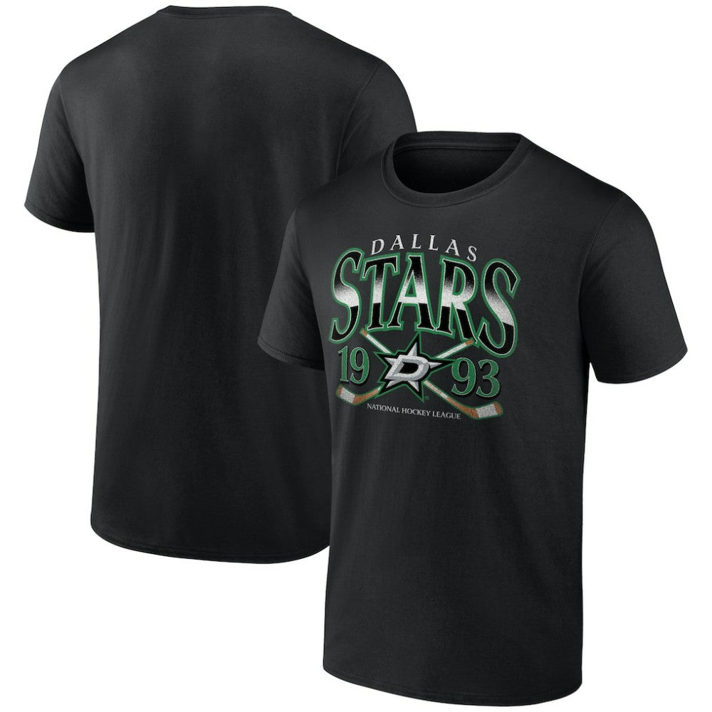 Dallas Stars Retro Cross Sticks T-Shirt For Sale