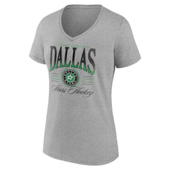 Dallas Stars Women's Retro Script V-Neck T-Shirt Online