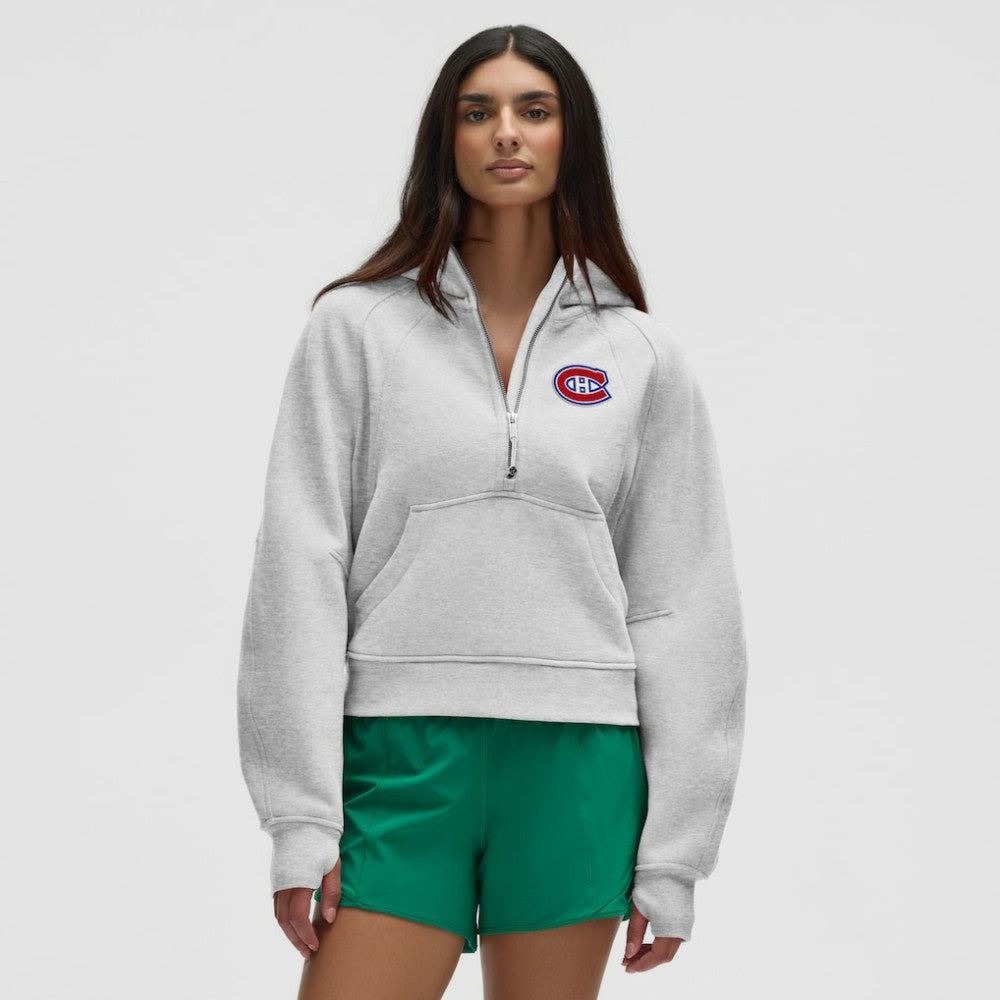 Montreal Canadiens lululemon Women's Scuba Oversized Half-Zip Hoodie For Sale