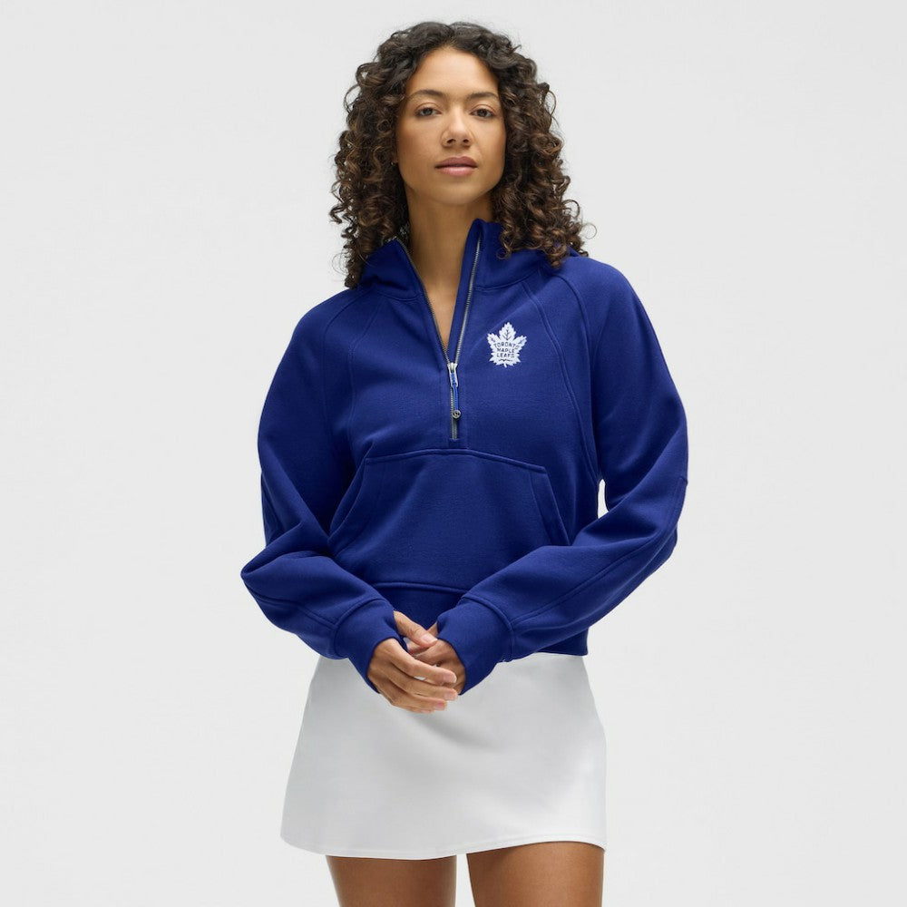Toronto Maple Leafs lululemon Women's Scuba Oversized Half-Zip Hoodie For Sale