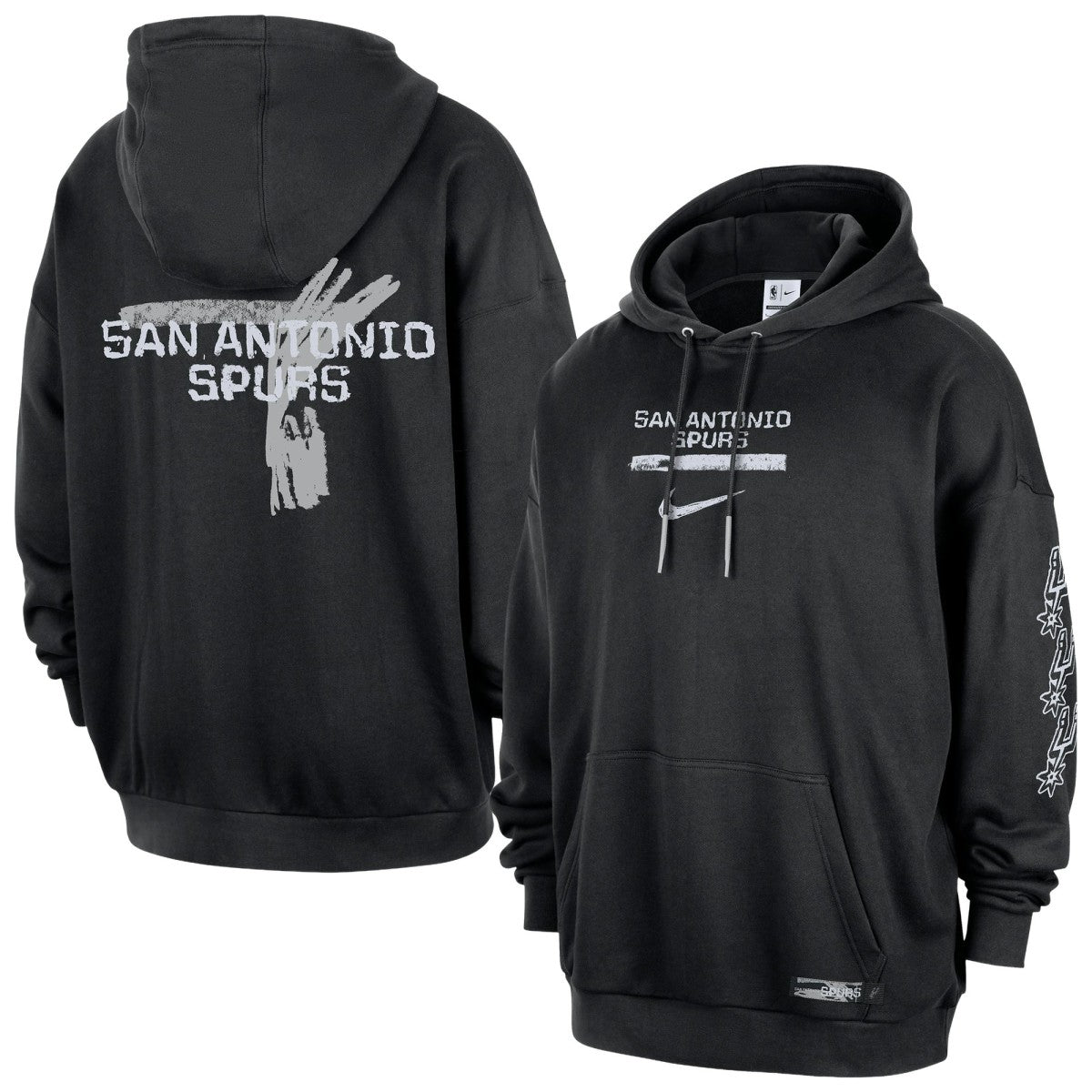 San Antonio Spurs Courtside Club Premium Hoodie On Sale