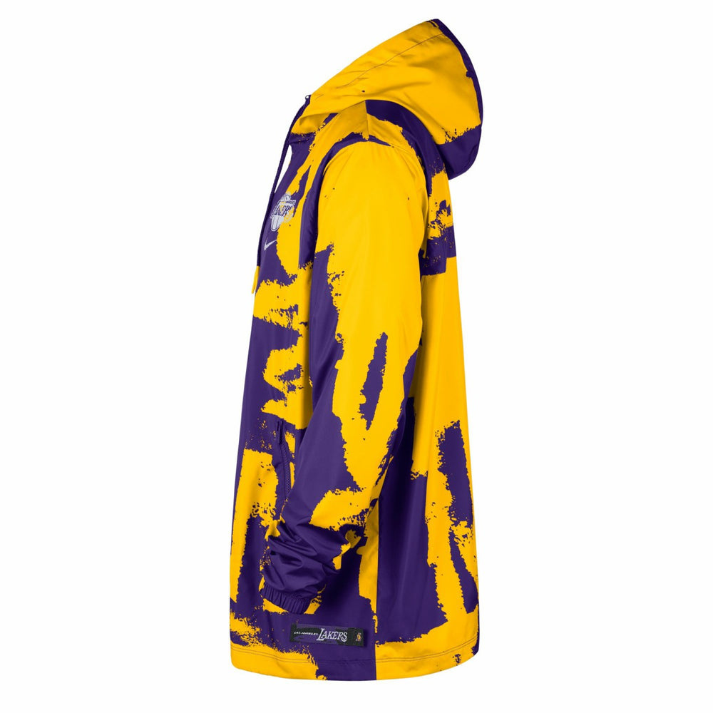 Los Angeles Lakers Unisex Courtside Club Premium Woven Full-Zip Hooded Jacket On Sale