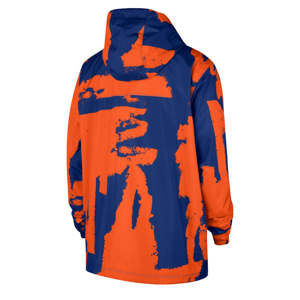 New York Knicks Courtside Club Premium Woven Full-Zip Hooded Jacket Discount