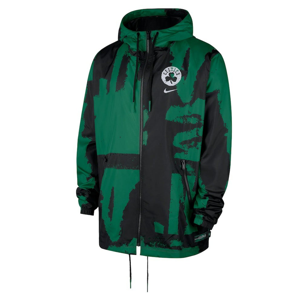 Boston Celtics Courtside Club Premium Woven Full-Zip Hooded Jacket For Sale