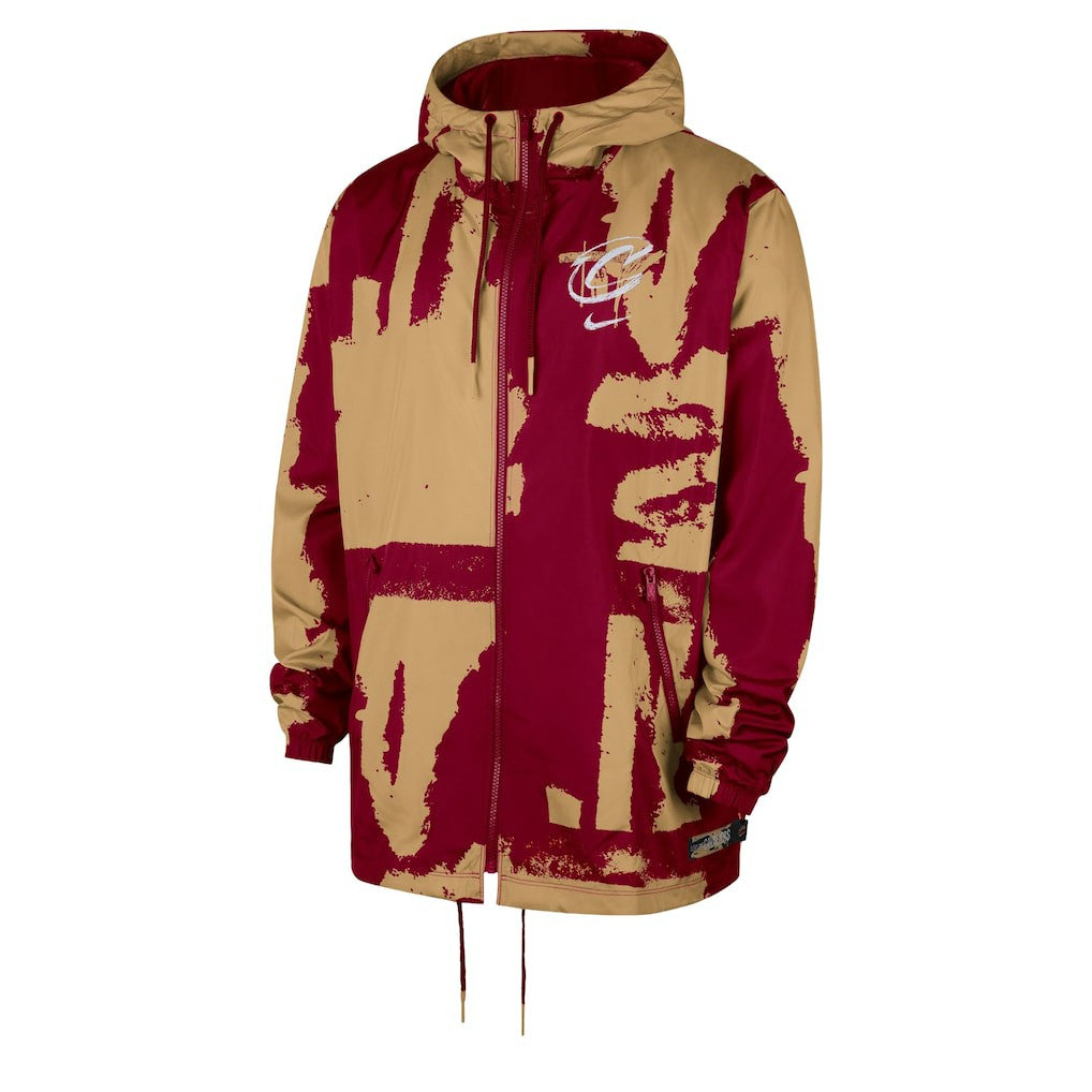 Cleveland Cavaliers Courtside Club Premium Woven Full-Zip Hooded Jacket sale Discount