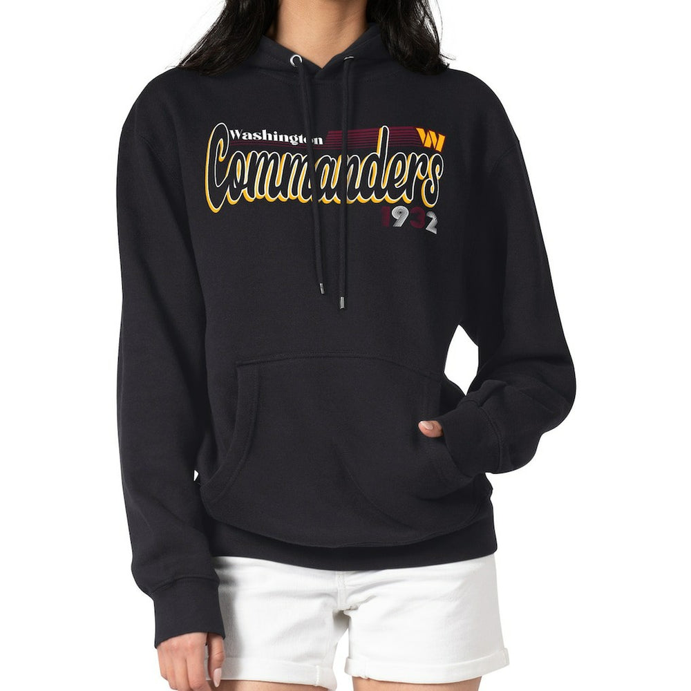Washington Commanders  Starter Women's Groovy Script Pullover Hoodie