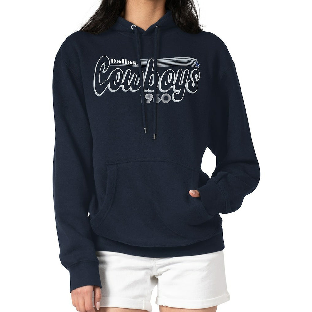 Dallas Cowboys  Starter Women's Groovy Script Pullover Hoodie