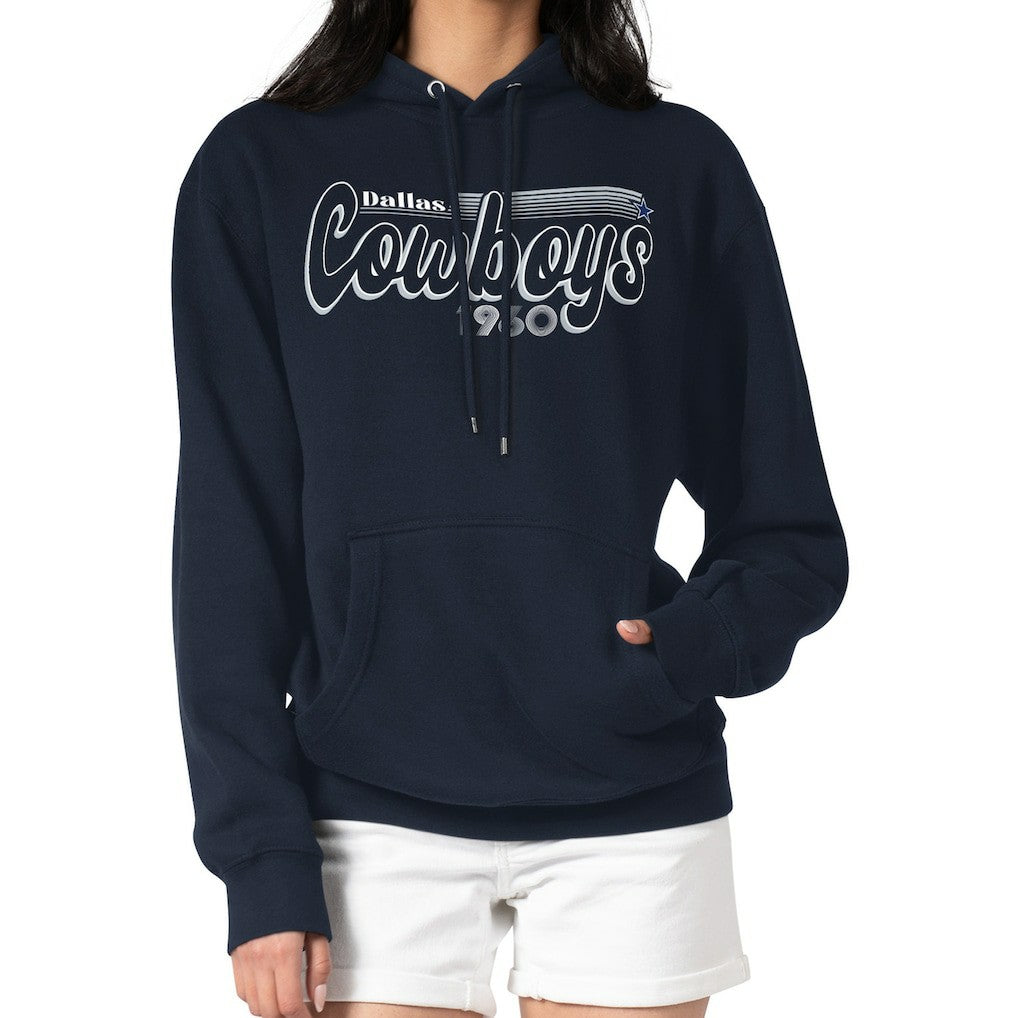 Dallas Cowboys  Starter Women's Groovy Script Pullover Hoodie