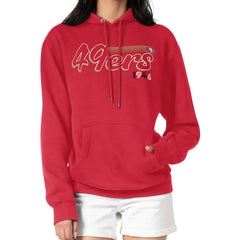 San Francisco 49ers  Starter Women's Groovy Script Pullover Hoodie