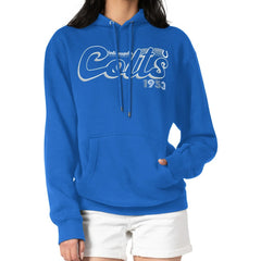 Indianapolis Colts  Starter Women's Groovy Script Pullover Hoodie